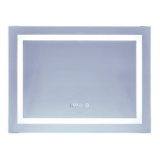 Дзеркало Mixxus Warm MR02-80x60 (годинник, LED-підсвічування, антизапотівання) (MI6004)