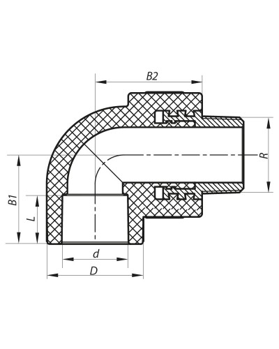 Кут НР 25x1/2M PPR KOER K0119.PRO (KP0142)