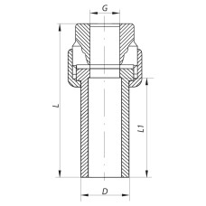 Разборное резьбовое соединение ВР 20x1/2F PPR KOER K0234.PRO (KP2599)