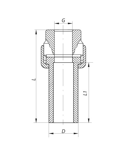 Разборное резьбовое соединение ВР 20x1/2F PPR KOER K0234.PRO (KP2599)