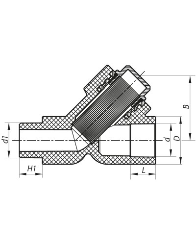 Фільтр грубої очистки 25 PPR KOER K0147.PRO (KP0186)