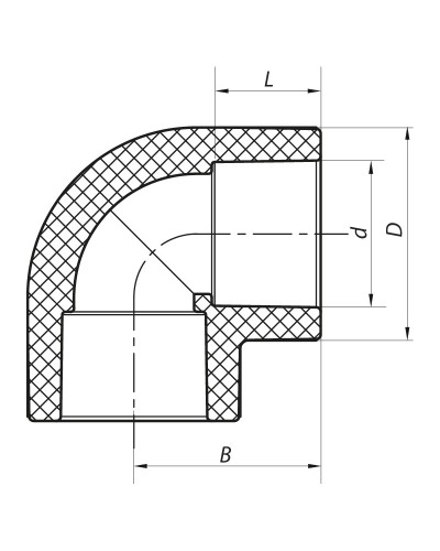 Кут 90 32 PPR KOER K0021.PRO (KP0026)