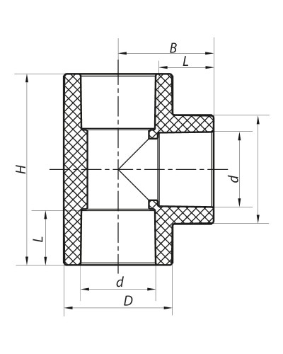 Трійник 110 PPR KOER K0200.PRO (KP2565)