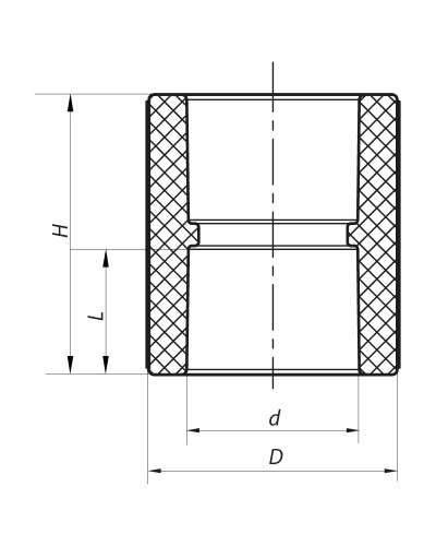 З'єднувальна муфта 20 PPR KOER K0001.PRO (KP0003)