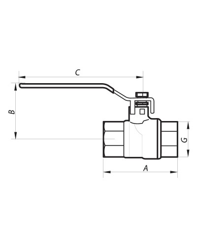 Кран кульовий 2" ГГР ГАЗ (NF.612) NOLF (NF2929)