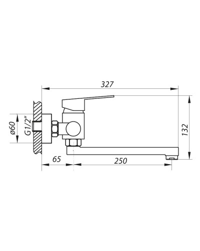 Змішувач для кухні ZERIX LR74603 (LL1197)