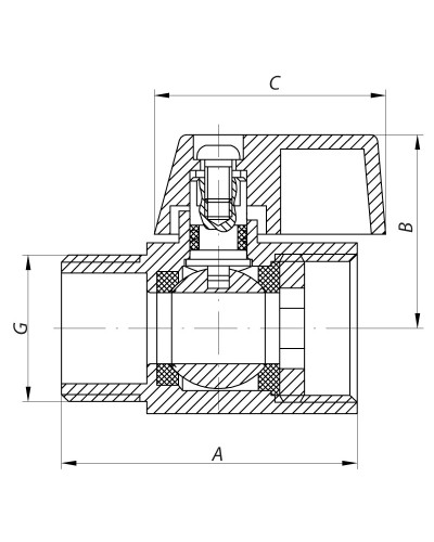 Кран "МІНІ" 1/2" ГШМ KOER KR.401 (KR0156)