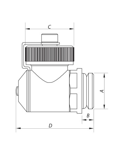 Кран зливний 1/2" KOER KR.1038 (KR2673)