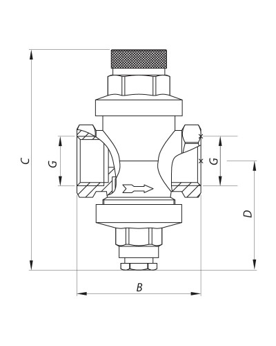 Редуктор тиску KOER KR.1252 3/4 "(KR2664)