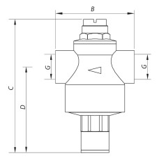 Редуктор давления KOER KR.1251 1'' (KR2662)