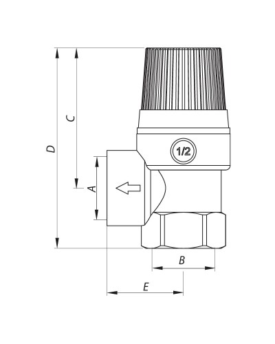 Запобіжний клапан 3BAR KOER KR.1260 (KR2680)