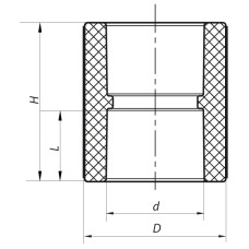 Соединительная муфта 40 PPR KOER K0004.PRO (KP0006)