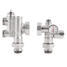 Смесительный узел для коллекторов с нижним подключением KOER KR.1022 1"(без насоса) (KR2841)