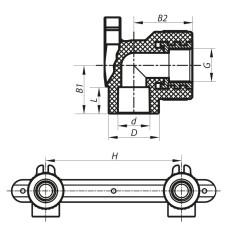 Планка монтажная 20x1/2F KOER K0127.PRO (KP0153)