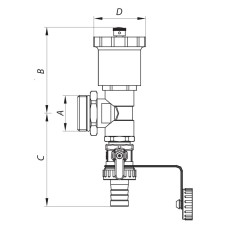 Конечный элемент коллектора 1" KOER KR.1035 (KR2671)