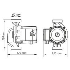Насос циркуляционный центр. KOER KP.GRS-32/8-180 (KP0252)