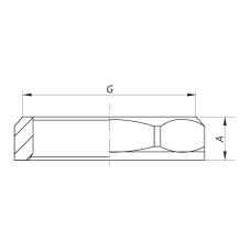 Контрольная гайка 3/4" KOER KF.K08 (KF0002)
