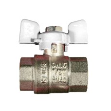 Кран шаровый KOER 1/2" ГГМ (KR.217.W) белый (KR0177)