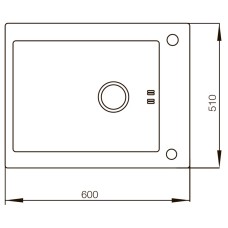 Мойка MIXXUS MX (304) 6051-200x1.2-HM-GLASS (MX0573)