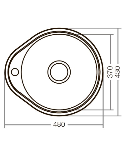 Мийка кухонна ZERIX Z4843-08-180D (decor) (ZX1599)