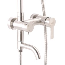 Душевая колонна со смесителем (нерж.сталь) HAIBA NOX-009-J (HB2790)