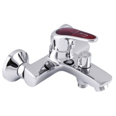 Смеситель для ванны CRON MAGIC 009 (красная ручка) (CR0126)