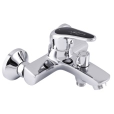 Смеситель для ванны CRON MAGIC 009 (черная ручка) (CR0124)