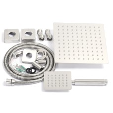 Душевая колонна со смесителем из нерж. стали SUS304 ZERIX KUB-009-J (ZX3166)