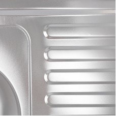 Кухонная мойка ZERIX Z8060L-06-160MD (MICRO DECOR) (ZS0603)