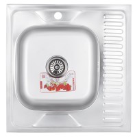 Кухонная мойка ZERIX Z6060L-08-180MD (MICRO DECOR) (ZS0587)
