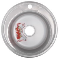 Кухонная мойка ZERIX Z490-06-160E (SATIN) (ZS0554)