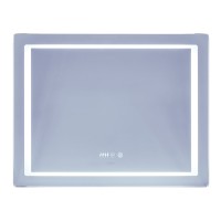 Дзеркало Mixxus Style MR03-90x70(годинник, LED-підсвічування, антизапотівання) (MI6007)