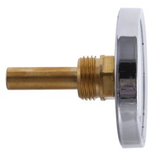 Термометр аксиальный с погружной гильзой KOER KT.671A D = 63мм 1/2'' (KR2899)