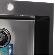 Мойка MIXXUS Черная MX5843-200x1.0-PVD (MX0576)