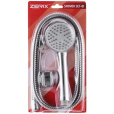 Душевой набор (шланг. лейка. кронштейн) ZERIX SHOWER SET-01 (ZX3068)