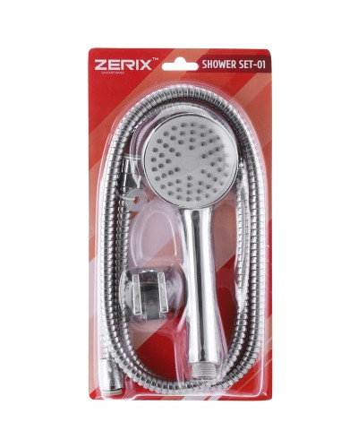 Душовий набір (шланг. лійка. кронштейн) ZERIX SHOWER SET-01 (ZX3068)