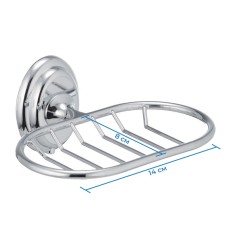 Мыльница настенная решетка ZERIX LR1502-1 (LL1492)