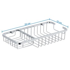 Полка-решетка с мыльницей ZERIX LR337 (LL1455)
