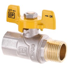 Кран шаровый 1/2" ГШМ ГАЗ EUROPRODUCT EP.111 (EP2932)