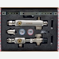 Смесительный узел KOER KR.S1023 (с термостатическим смесит. клапаном) 1" НР SUS304 (KR2957)