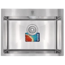 Набор MIXXUS SET-6045-200x1.0-SATIN (мойка + смеситель + диспенсер + сушка для посуды) (MX0584)