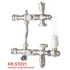 Смесительный узел KOER KR.S1021 (с байпасом) 1" НР SUS304 (KR2955)