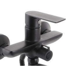 Смеситель для ванны HAIBA ALEX 006 EURO Черный (HB3925)