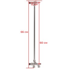 Блок нижнего подключения радиатора с трубкой KOER KR.1135 (KR2896)