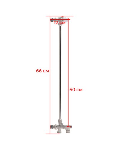 Блок нижнего подключения радиатора с трубкой KOER KR.1135 (KR2896)