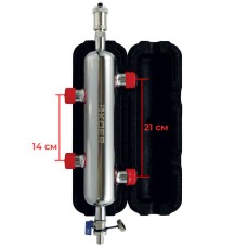 Гидрострелка KOER KR.S1031 2/2 (с воздухоотвод. и дренаж. краном) 1"НР SUS304 (KR2958)