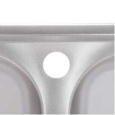 Кухонная мойка ZERIX Z7749-08-180E (satin) (ZM0565)