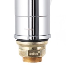 Смеситель для кухни HAIBA MAGIC 555 с черной ручкой (HB0667)