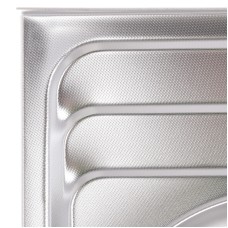 Кухонная мойка ZERIX Z8060B-08-180MD DOUBLE (micro decor) (ZS0611)