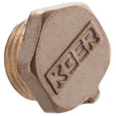 Заглушка KOER KF.P06M.WN - 1/2'' Н (без никеля) (KR3023)